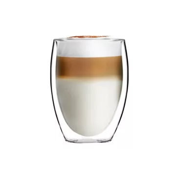 Vialli Design NOA 29750 duplafalú üveg pohár 360 ml, 2 db