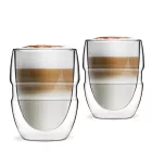Vialli Design SFERICO 7961 duplafalú üveg csésze 300 ml, 2 db