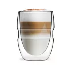 Vialli Design SFERICO 7961 duplafalú üveg csésze 300 ml, 2 db