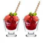 Vialli Design SOHO 29002 duplafalú desszertes pohár 250 ml, 2 db