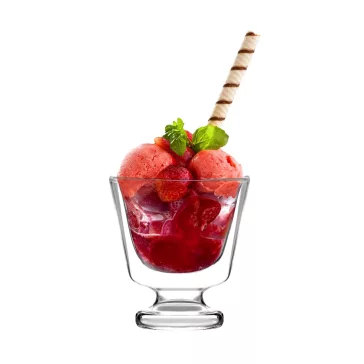   Vialli Design SOHO 29002 duplafalú desszertes pohár 250 ml, 2 db