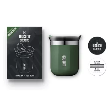 Wacaco Octaroma Classico termobögre 180ml, Pomona zöld