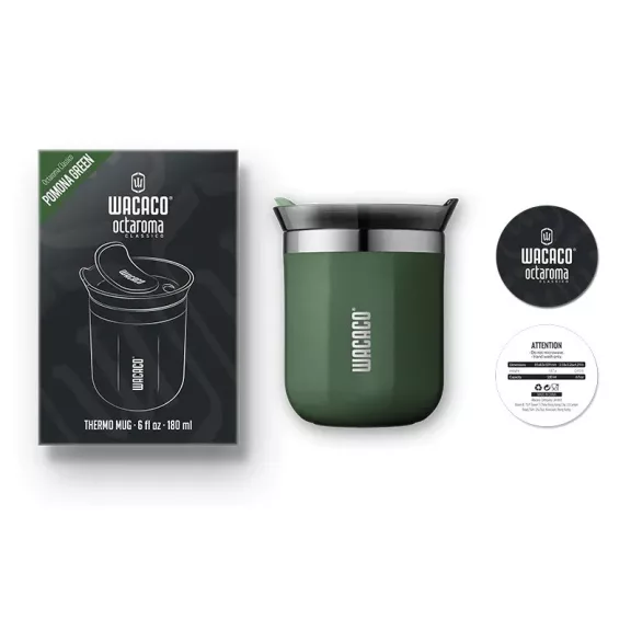 Wacaco Octaroma Classico termobögre 180ml, Pomona zöld Wacaco Octaroma Classico termobögre 180ml, Pomona zöld