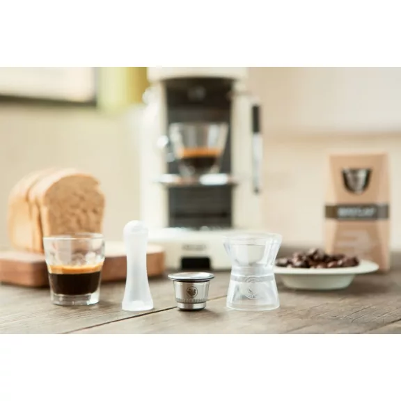 WayCap Complete Kit Nespresso utántölthető kapszula, 2 db kapszulával WayCap Complete Kit Nespresso utántölthető kapszula, 2 db kapszulával