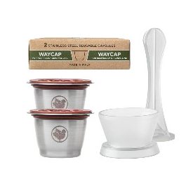   WayCap POP Complete Kit Nespresso utántölthető kapszula, 2 db kapszulával