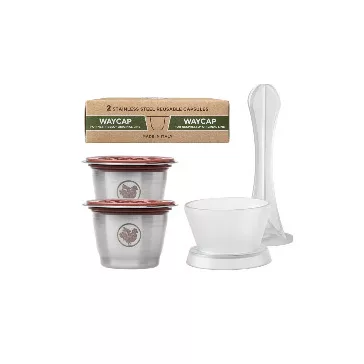   WayCap POP Complete Kit Nespresso utántölthető kapszula, 2 db kapszulával