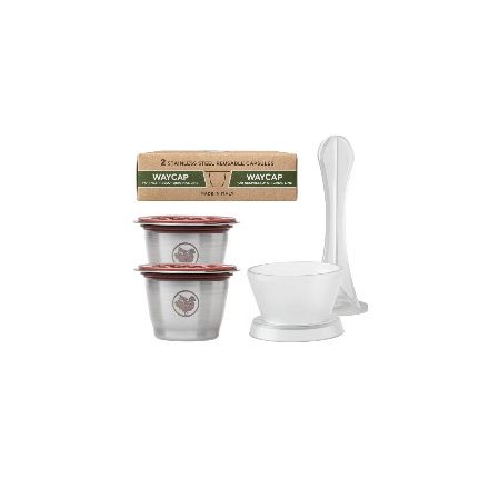 WayCap POP Complete Kit Nespresso utántölthető kapszula, 2 db kapszulával